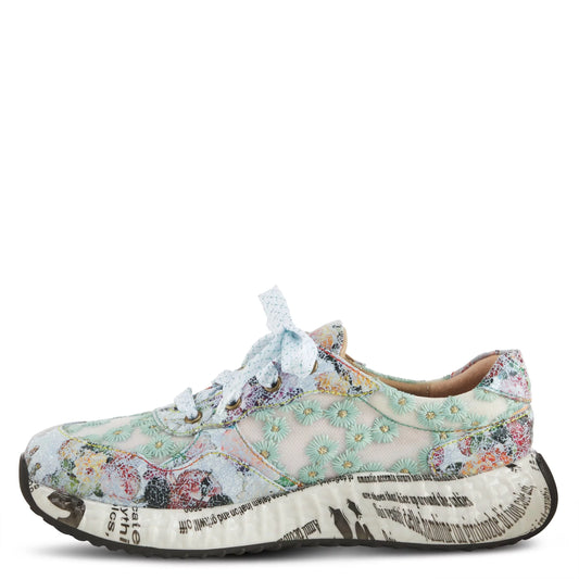 Spring Step L'Artiste Women's Daisymae Fashion Sneaker Blue Multi EU 42 / US 10.5-11