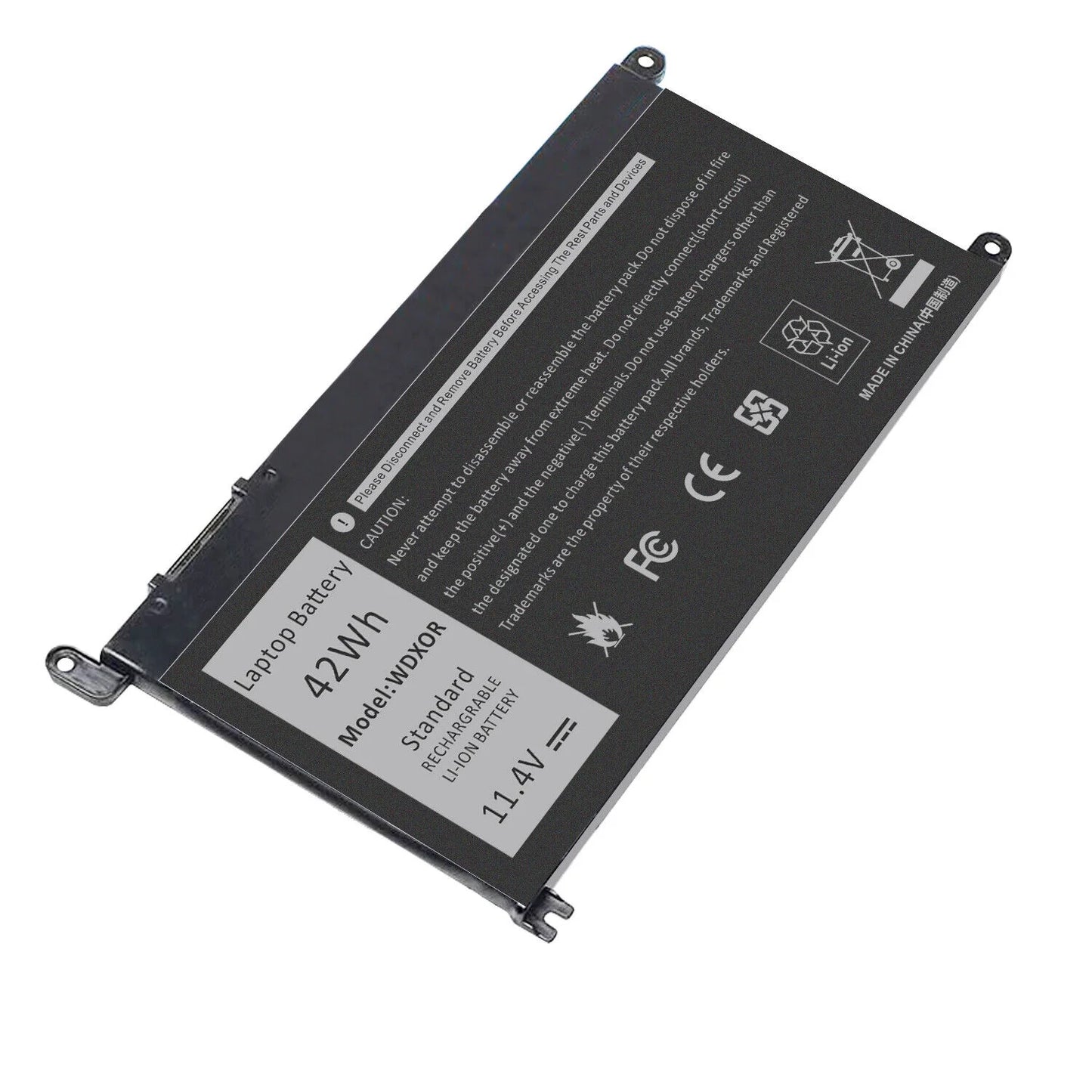 3-Cell 42Wh WDXOR WDX0R Battery Dell Latitude 3180 3190 3300 3379 3380 3390