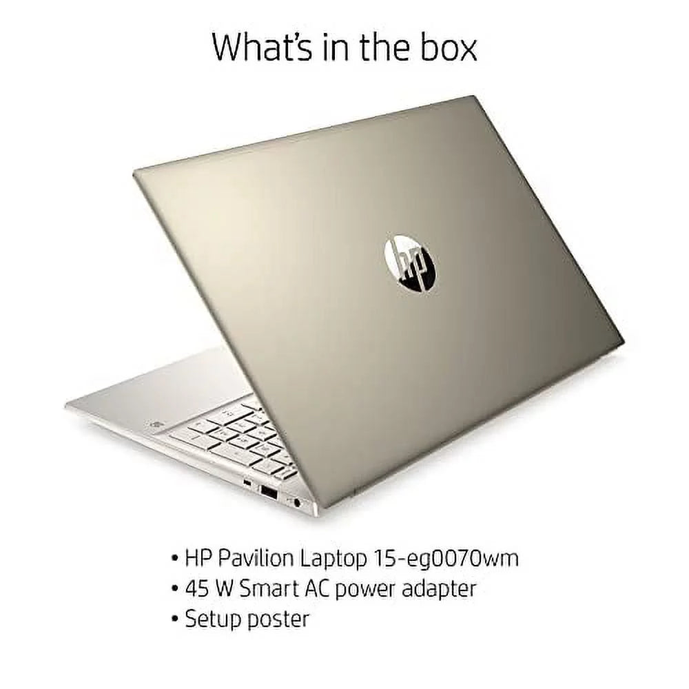 2022 HP Pavilion 15.6" FHD Touchscreen Laptop 11th Gen Intel Core i7-1165G7 16GB DDR4 512GB NVMe SSD Iris Xe Graphics HDMI USB-C WiFi-6 Bluetooth Backlit Keyboard Windows 10 Home w/ RATZK 32GB USB