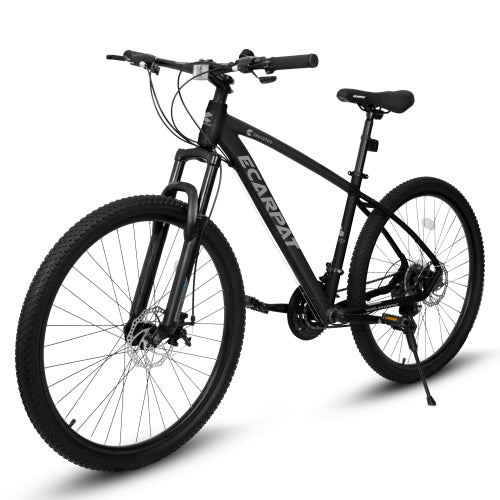 27 inch Mountain Bike 21 Speeds, Suspension Fork, Aluminum Frame Disc-Brake Men Women Mens MTB Bicycle Adlut Bike