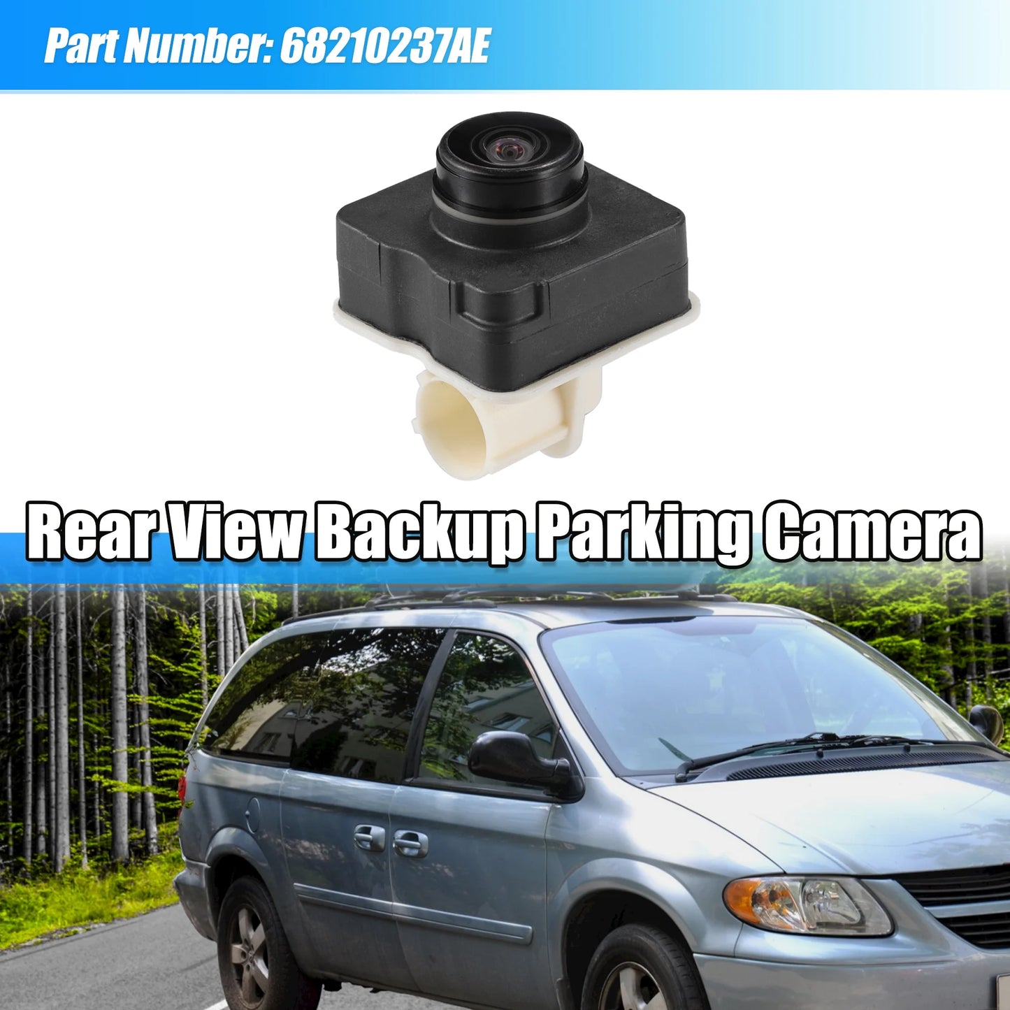 Unique Bargains Car Rear View Reversing Backup Parking Camera No.68210237AE Chrysler 300 2015-2017