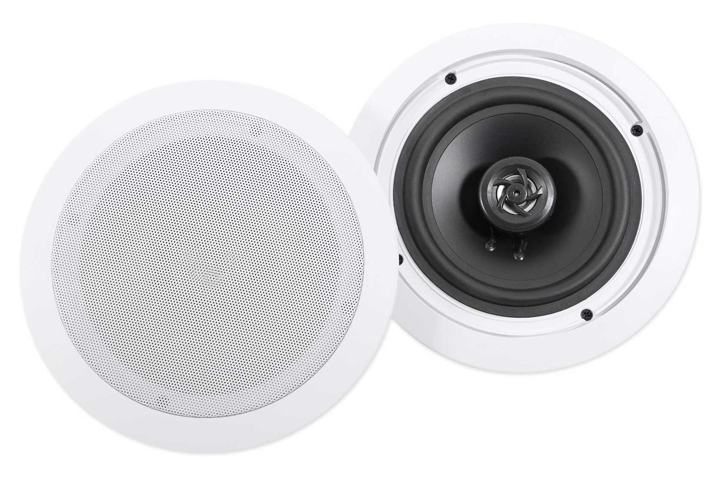 6-Zone Amp+6) 3.5" White Cube+2) JBL Pendant and Ceiling Speakers Restaurant/Bar