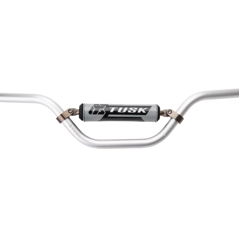 Tusk T-10 Aluminum 7/8" Handlebar CR Mini Bend Silver For LEM LX4 2000