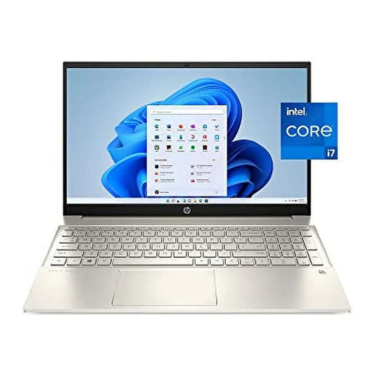 2022 HP Pavilion 15.6" FHD Touchscreen Laptop 11th Gen Intel Core i7-1165G7 16GB DDR4 512GB NVMe SSD Iris Xe Graphics HDMI USB-C WiFi-6 Bluetooth Backlit Keyboard Windows 10 Home w/ RATZK 32GB USB