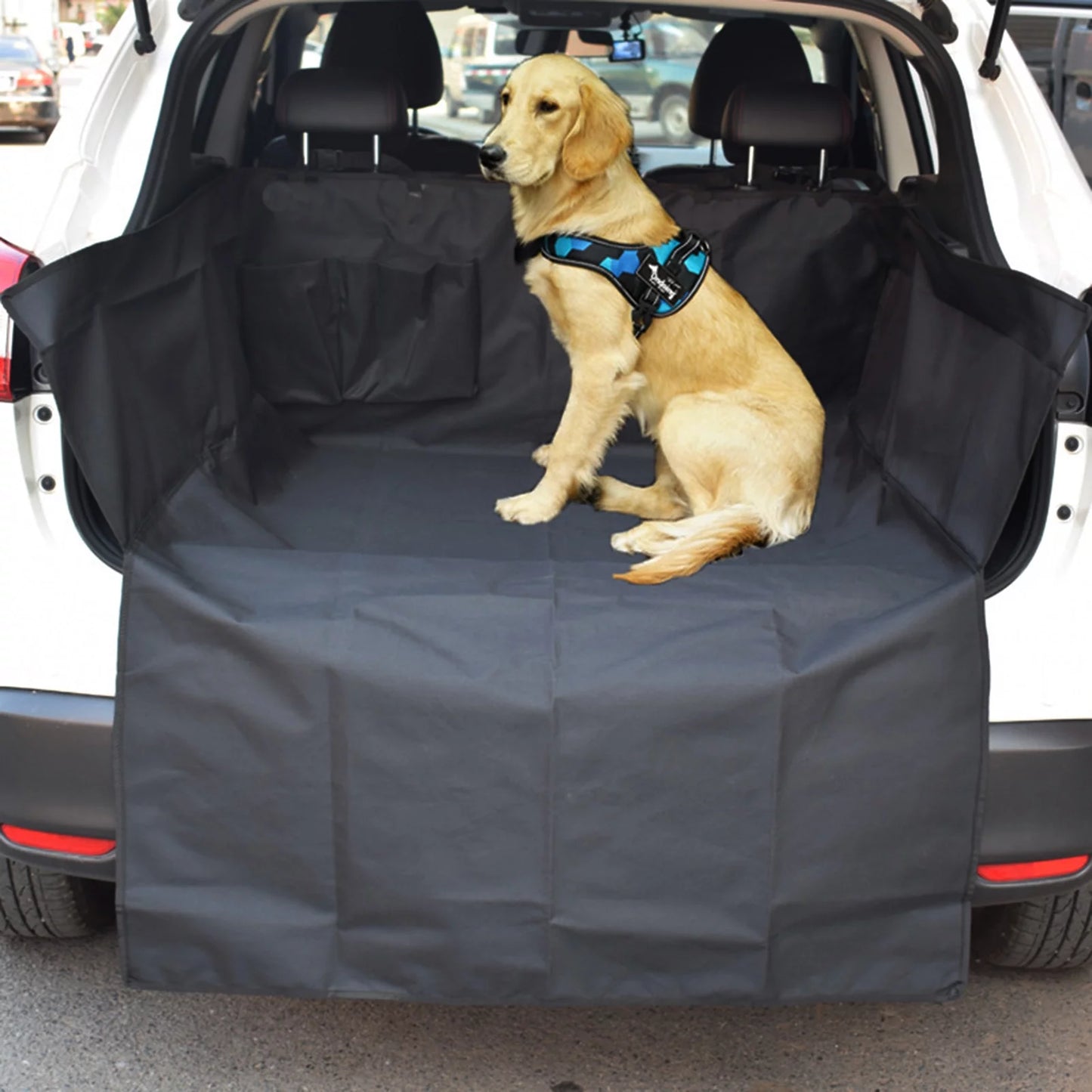 Thicker Bite Oxd Cloth Car Trunk Pet Mat Trunk Organizer Mat DirtEscape-proof Protective Mat Dog Seat Cushion SUV Sedan Van