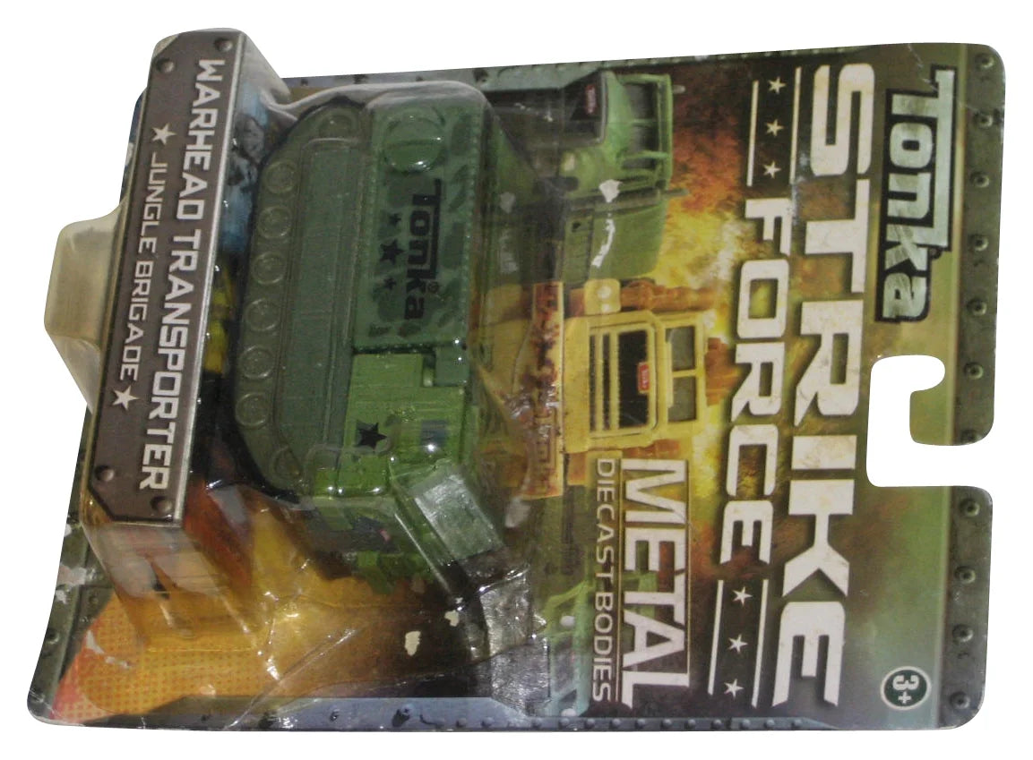 Tonka Strike Force Warhead Transporter (2014) Hasbro Jungle Brigade Metal Die-Cast Toy Vehicle