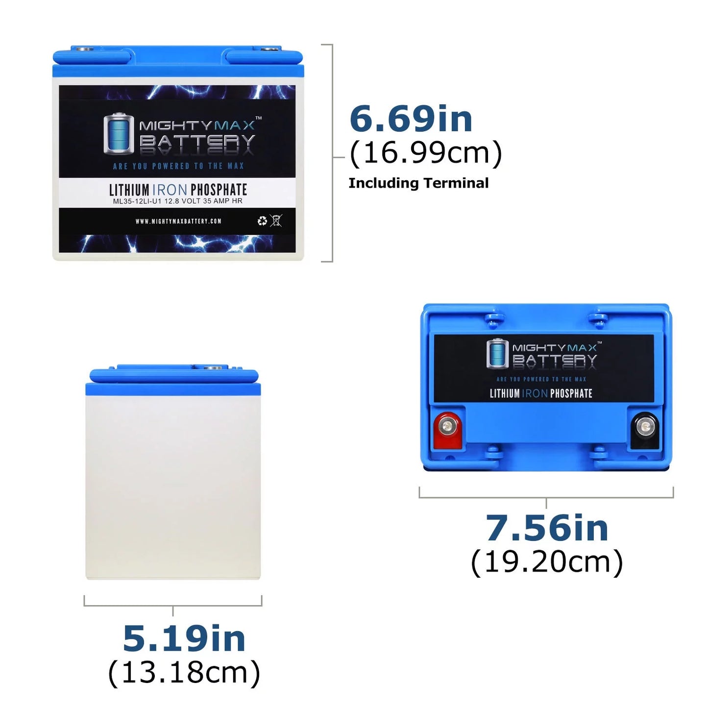 12V 35AH U1 Lithium Replacement Battery Suitable with Goal Zero Yeti 400 Solar Generator - 3 Pack