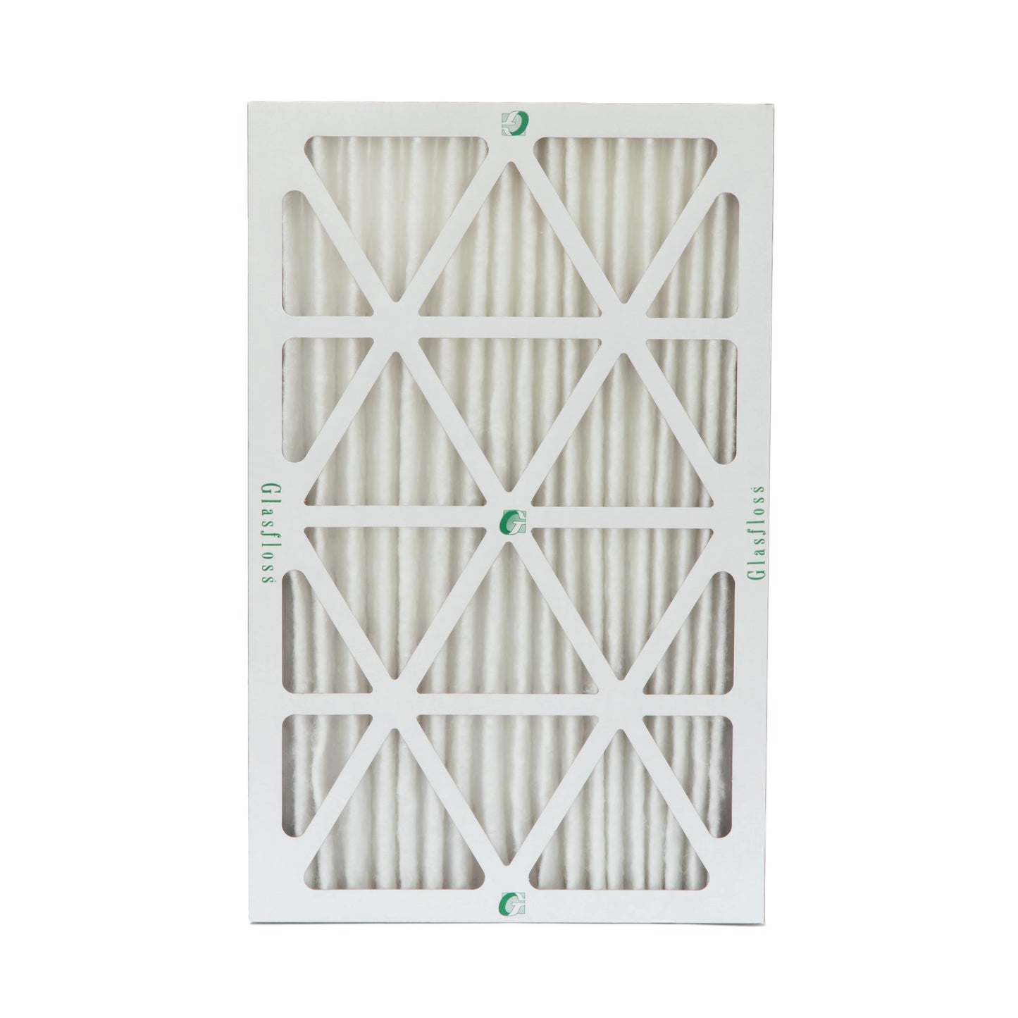 3 Pack of 16x25x2 MERV 10 Pleated 2" Inch Air Filters by Glasfloss. Actual Size: 15-1/2 x 24-1/2 x 1-3/4