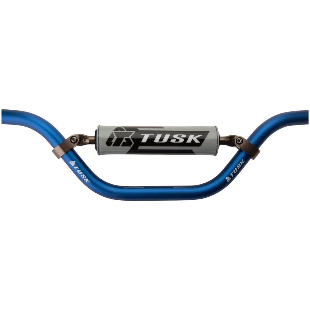 Tusk T-10 Aluminum 7/8" Handlebar KX Mini Bend Blue For LEM CR3 1997