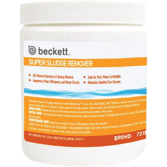 1PACK Beckett 8 Oz. Super Sludge Remover Water Treatment