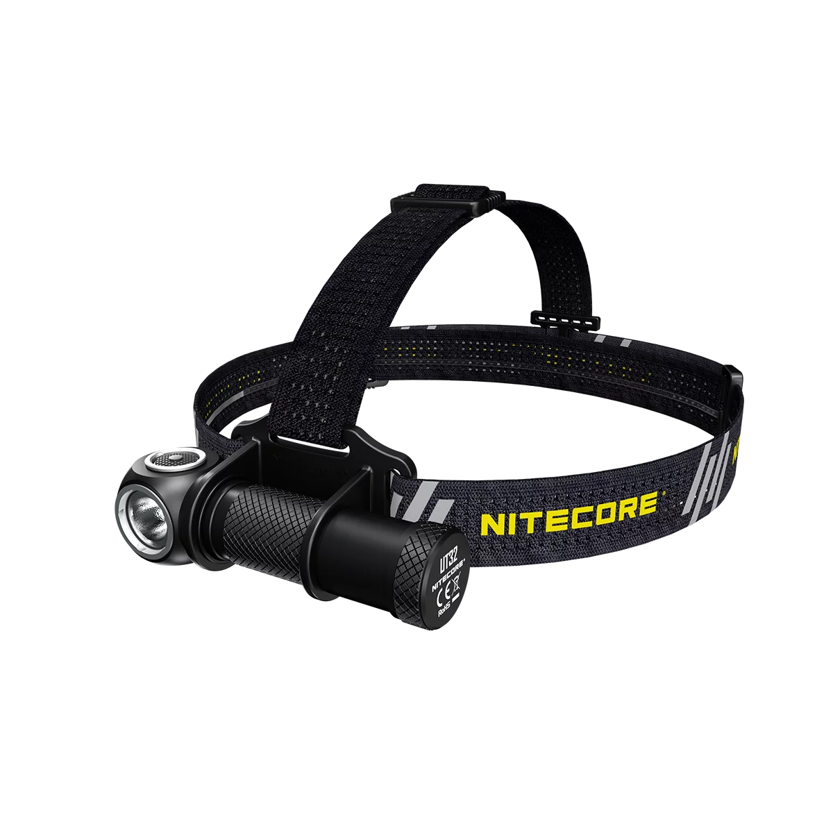 Value Bundle: Nitecore UT32 Dual Emitter Headlamp - XP-L2 V6 (5700K, Cool White) - XP-L V6 (3000K, Warm White) with 1xNitecore NL1834R USB Rechargeable Battery and 1xFree ECO-SENSA USB Cable