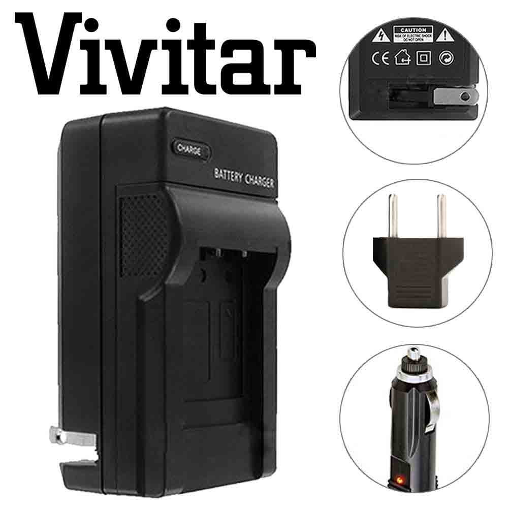 2x Vivitar Replacement Rechargeable Battery Nikon EN-EL15c + MH-25 Replacement Battery Charger