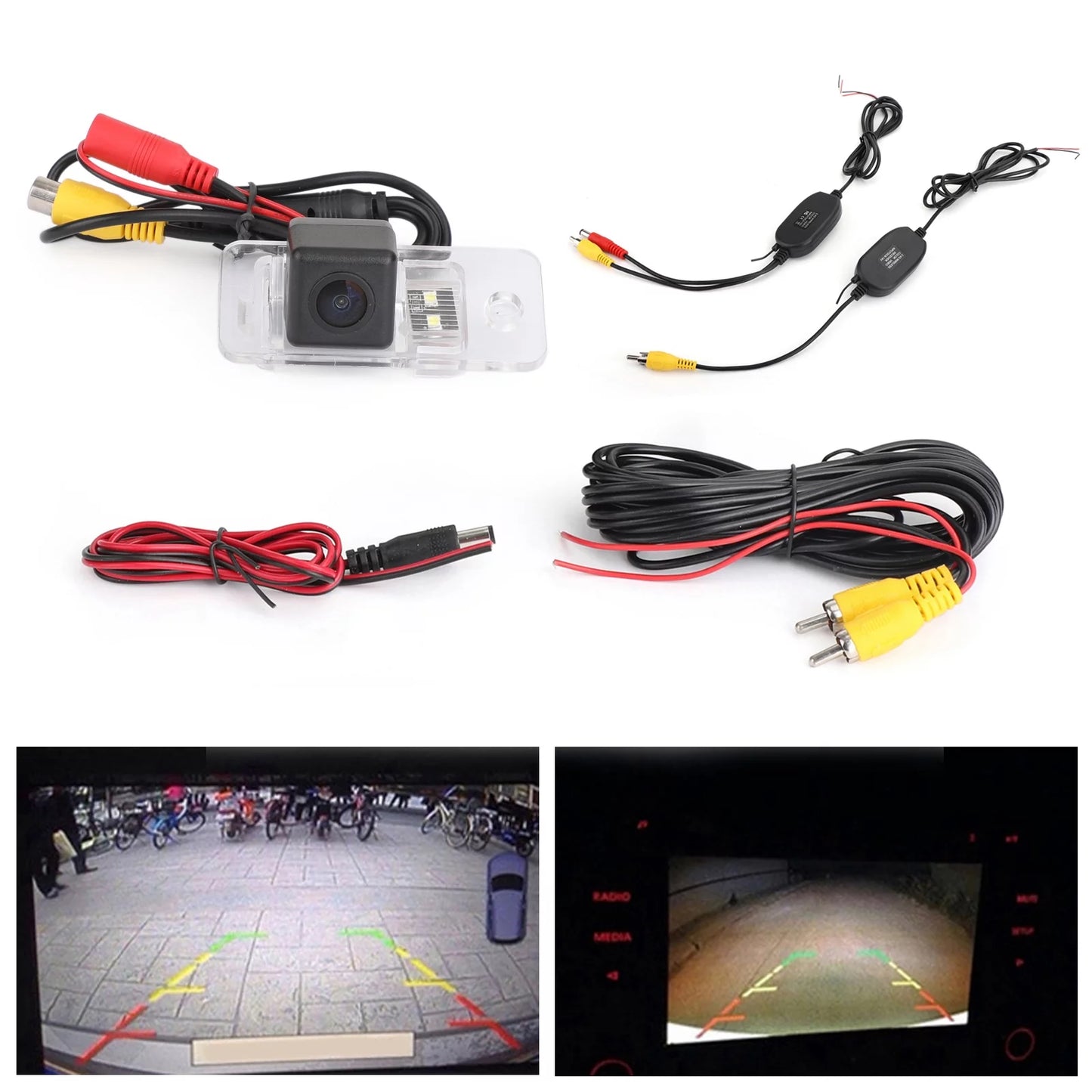 Wireless Reverse Camera Kit Audi A8 A6 A4 A3 Q7 S5 S6 S8 RS4 RS6 A4L/Q5/A5