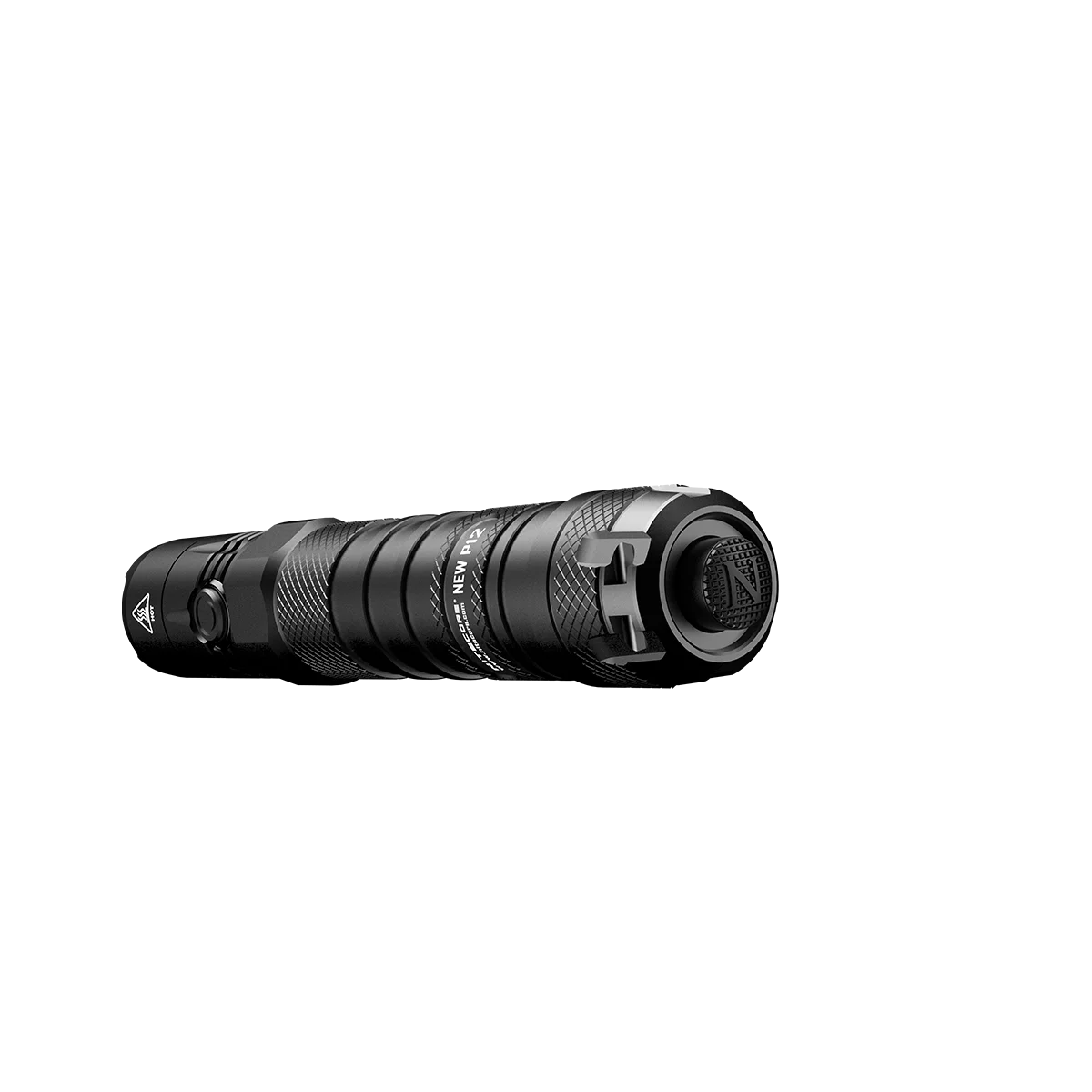 Value Bundle: Nitecore NEW P12 Tactical LED Flashlight - 1200 Lumens with TUP Rechargeable Intelligent Pocket Light and 1x Nitecore NL2140 21700 4000mAh Battery