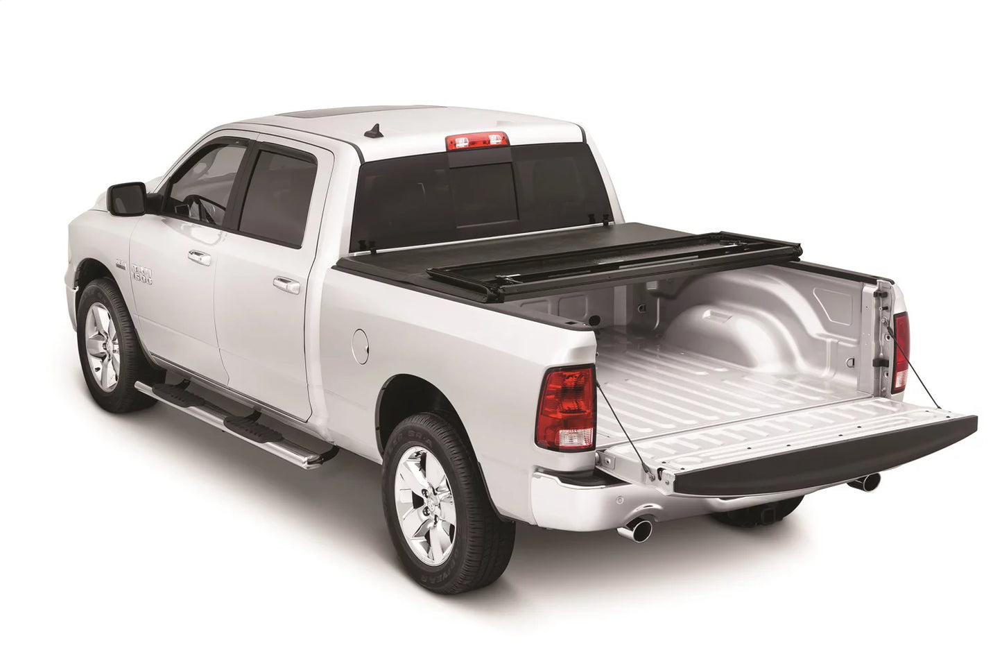 Tonno Pro Hard Fold, Hard Folding Truck Bed Tonneau Shield | HF-260 | Fits 2019 - 2023 Dodge Ram 1500/2500/3500 6' 4" Bed (76.3")