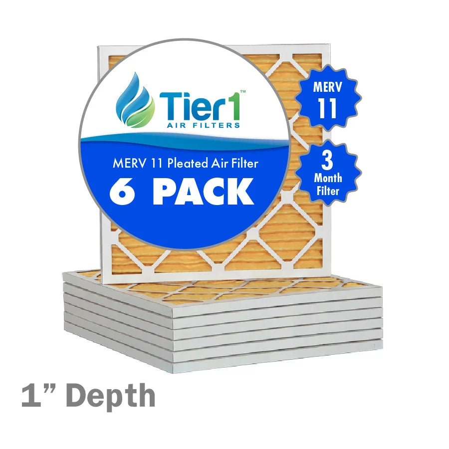 Tier1 12x12x1 Merv 8 Pleated Air/ Furnace Filter - 6 Pack