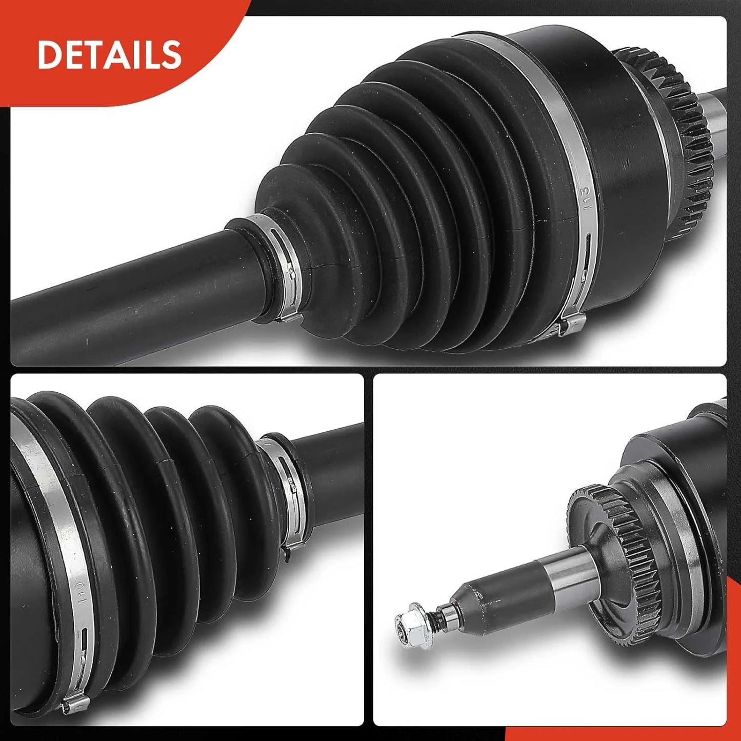 A-Premium CV Axle Shaft Assembly with Ford F-150 SVT Raptor 2010 2011 2012 2013 2014, Front Right Passenger Side, Replace# 1700-701225