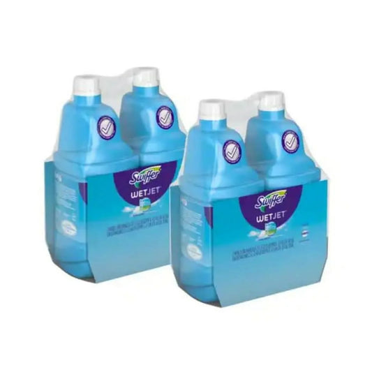 Swiffer WetJet 42 oz. Multi-Purpose Floor Cleaner Refill with Open Window Fresh Scent, 4 Pack