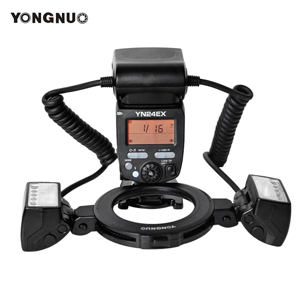 YONGNUO Flash lamp,A7III A7IV A6500 Dual Head 7pcs Adapter TTL Auto/Manual 5600K A7IV A7R III A7S Time 7pcs Camera Speedlite A9II A6600 A7C A9II A6300 A7R III lamp 3s Time ro Camera TTL