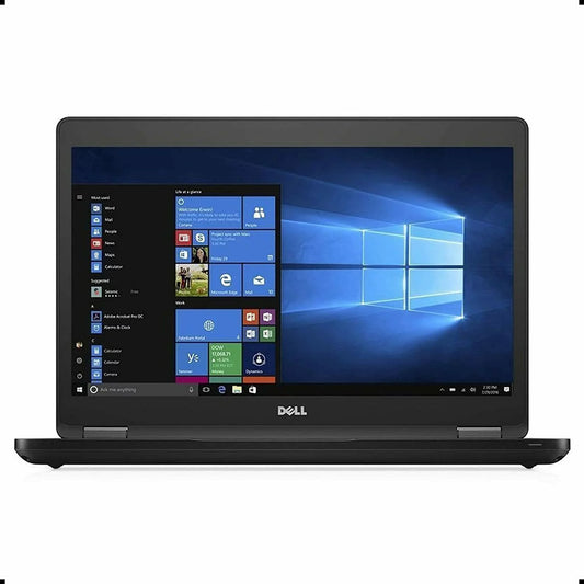 USED Dell Latitude 5480 Business Laptop, 14.0'' HD (1366 x 768) Non-Touch, Intel 6th Gen Core i5-6300U, 16GB RAM, 256GB SSD, Intel HD 520 Graphics, Windows 10 Pro