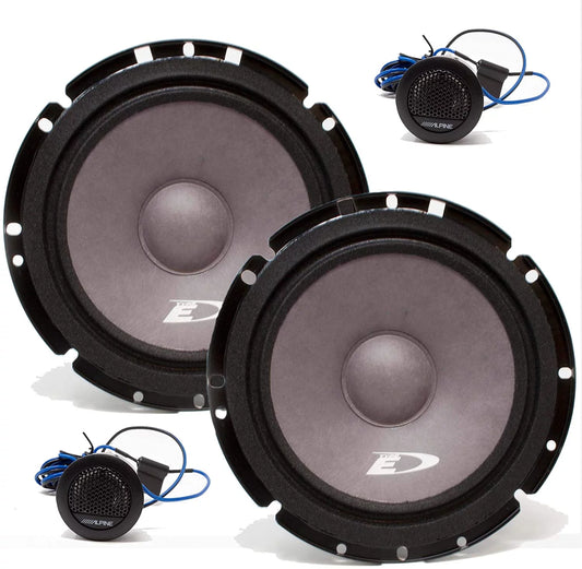 Alpine SXE-1751S 6.5" 280 Watt Car Audio Component Speakers (Pair)