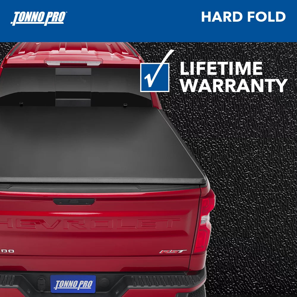 Tonno Pro Hard Fold, Hard Folding Truck Bed Tonneau Wrap | HF-366 | Fits 1999 - 2016 Ford F-250/350 Super Duty 6' 9" Bed (81")