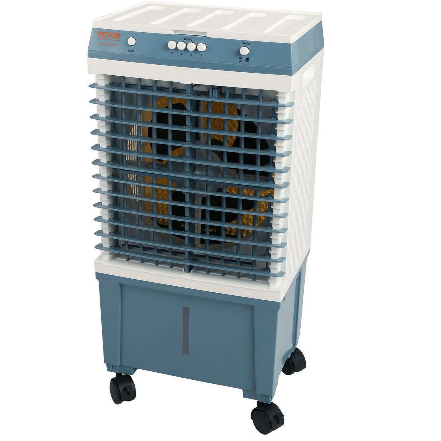 VEVOR Evaporative Cooler, Swamp Cooler, 3-in-1, 1400 CFM, 5 Gal