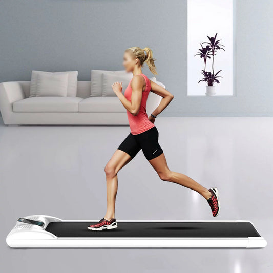 YIYIBYUS Treadmill Portable Electric Running Device Under Desk Walking Pad Home Office Jogging Fitness Machine Compact