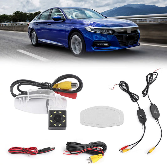 Wireless Reverse Camera Waterproof Fit For Honda Acura TSX Accord Pilot Civic