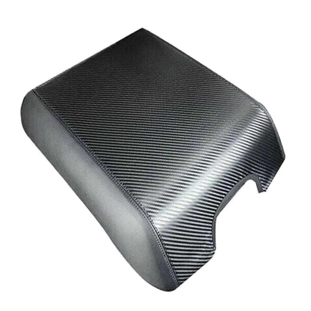 Teledu Leather Center Console Armrest Wrap Pad Protector F150 Carbon