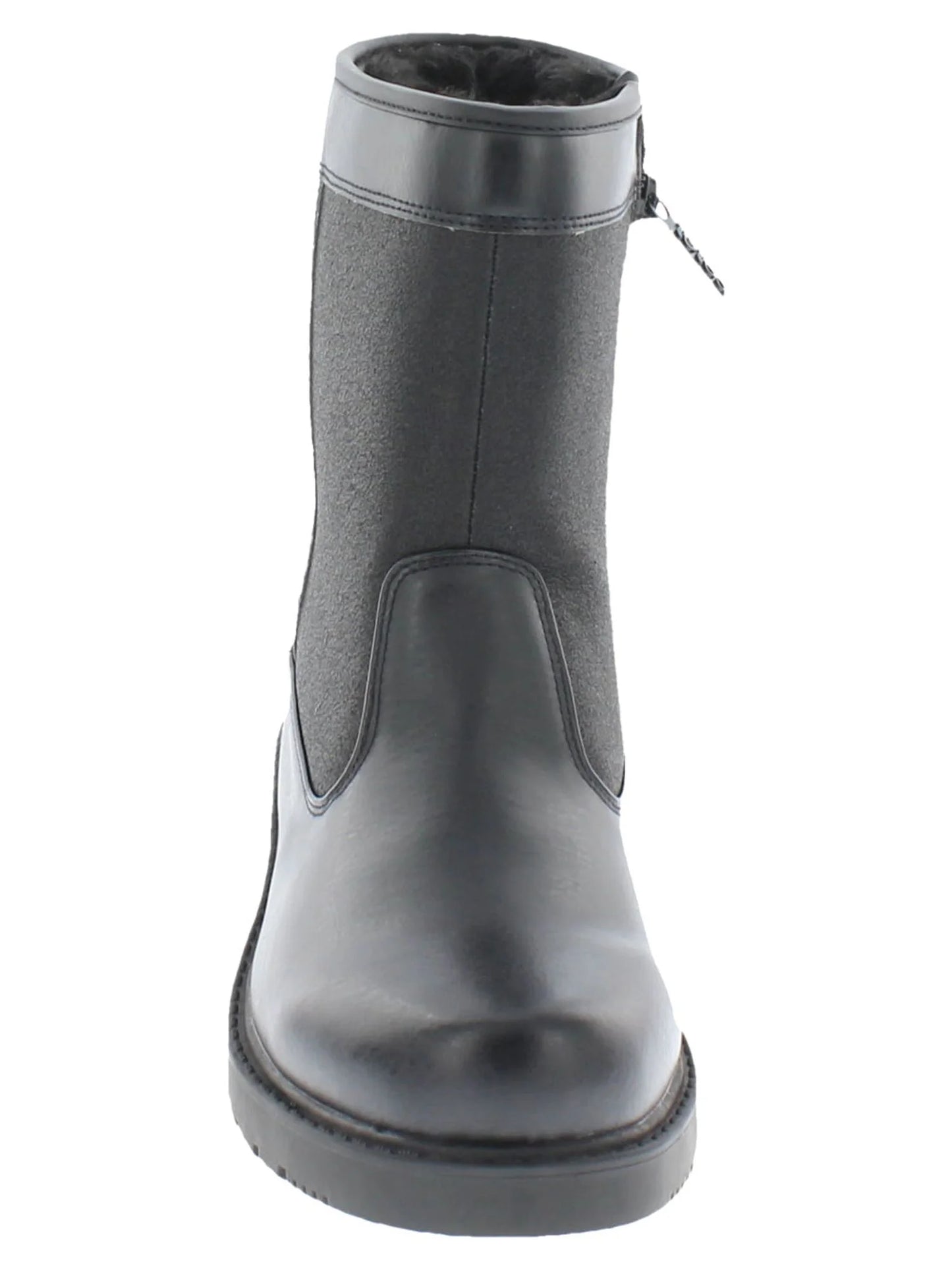 Totes Men's Stadium Waterproof Faux Fur Lined Snow Boot - Wide Width Available