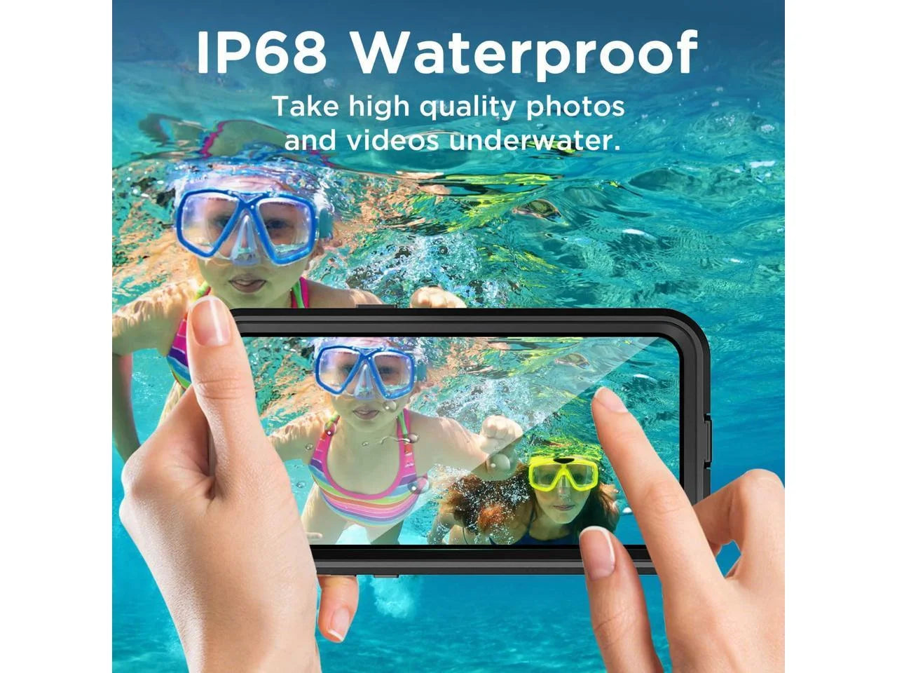 Waterproof Case iPhone 14 Pro Max 6.7 inch, with MagSafe Snowproof, Shockproof Full Body Protection Fully Sealed Underwater Shield