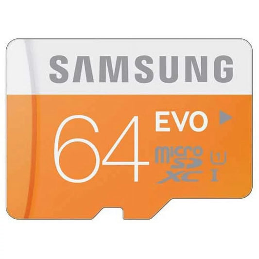 With Samsung Galaxy S10e S10+ S10 - Samsung Evo 64GB MicroSD Memory Card MicroSDXC High Speed O7O