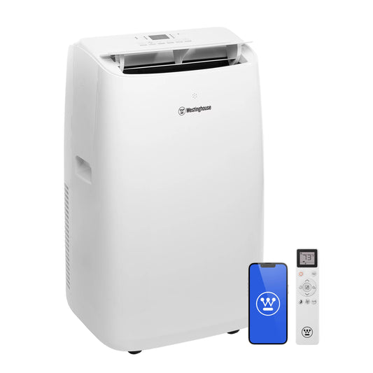 Westinghouse 14,000 BTU Portable Air Conditioner with Dehumidifier with Remote & Smart App, up to 700 Sq Ft