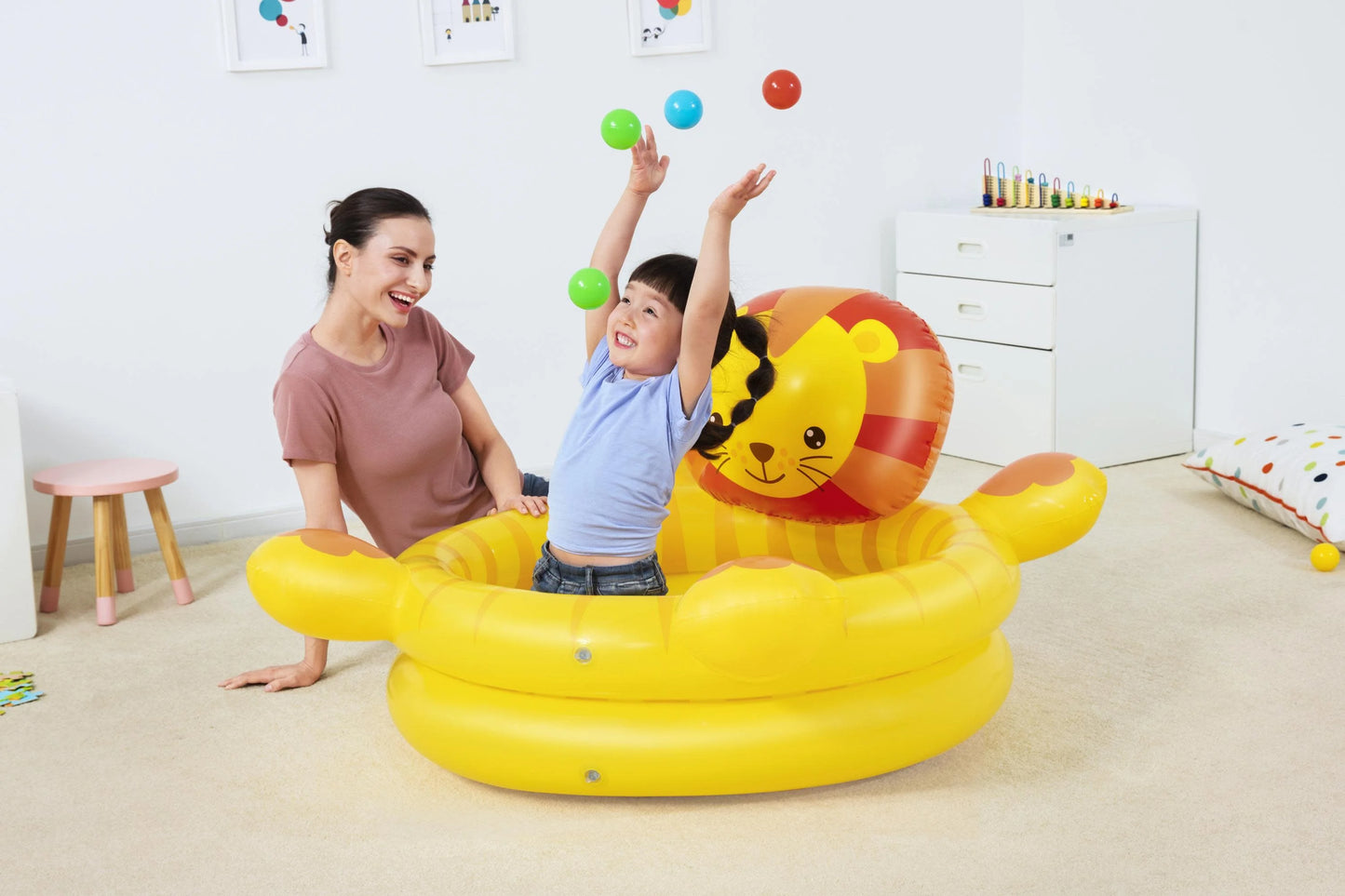 Up, In & Over™ 44 x 39 x 24 Inch Lion Ball Pit