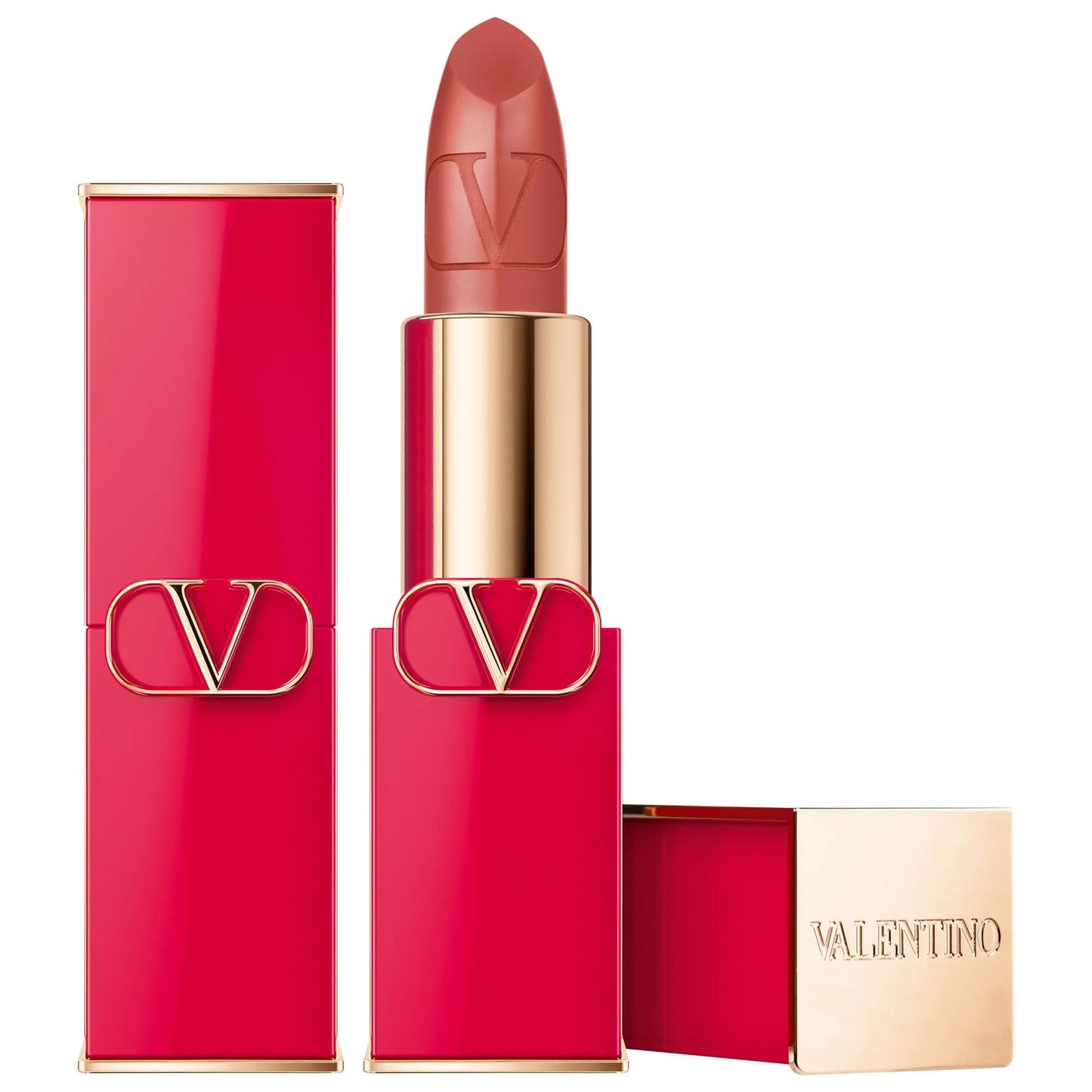 Valentino Rosso Valentino High Pigment Refillable Lipstick - 100R Roman Grace - romantic nude pink