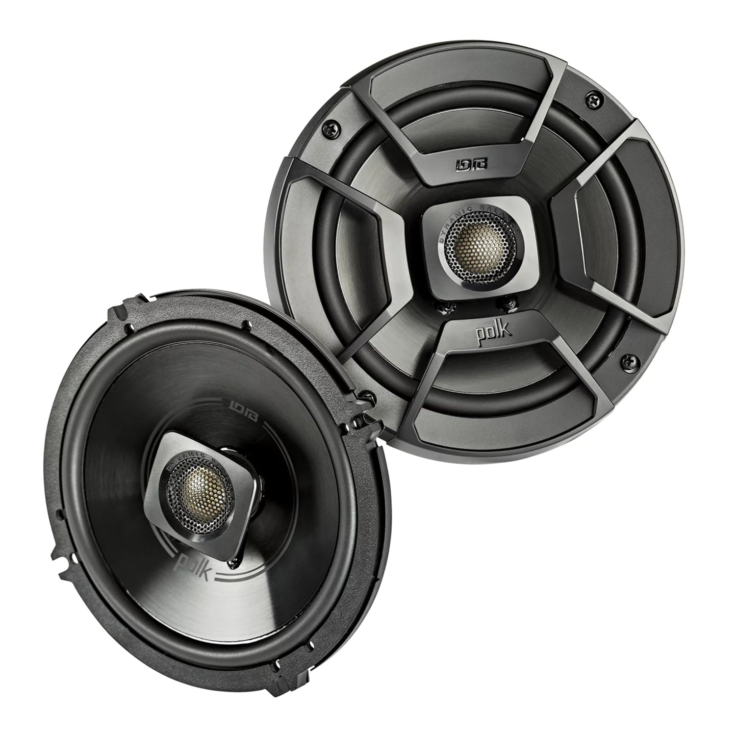 2x Polk Audio 6.5" 300W 2 Way Car/Marine ATV Stereo Coaxial Speakers, 2x Metra 72-6514 Speaker Harness Select Chrysler/Dodge Vehicles