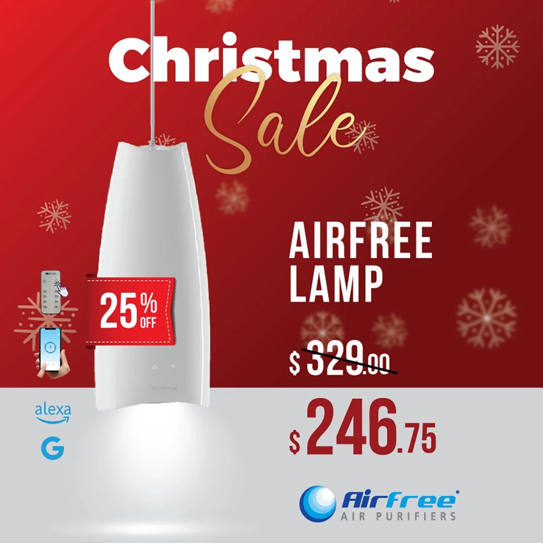 Airfree Lamp Filterless Silent Air Purifier | No Filter, Fan, or Humidifier | Coating 430 sq. ft.