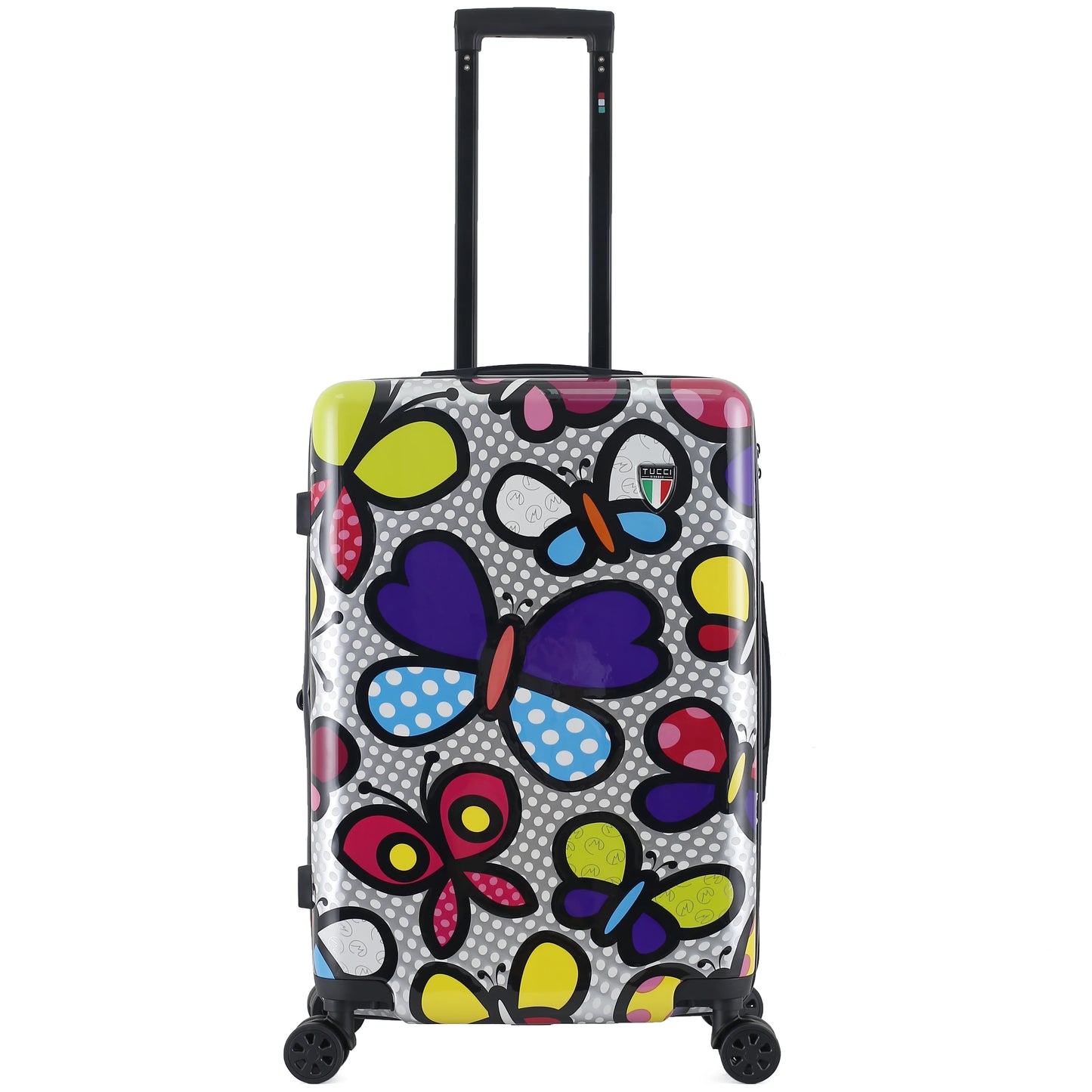 TUCCI Italy Pop Art Butterfly Pop 20" Luggage Suitcase