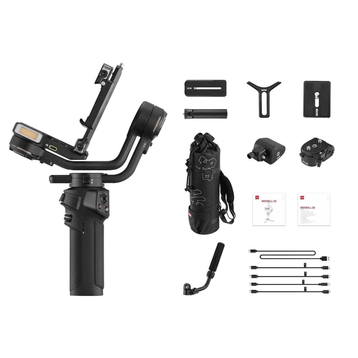 Zhiyun Weebill 3S Handheld Gimbal Stabilizer DSLR and Mirrorless Cameras with Filter Lens Bundle