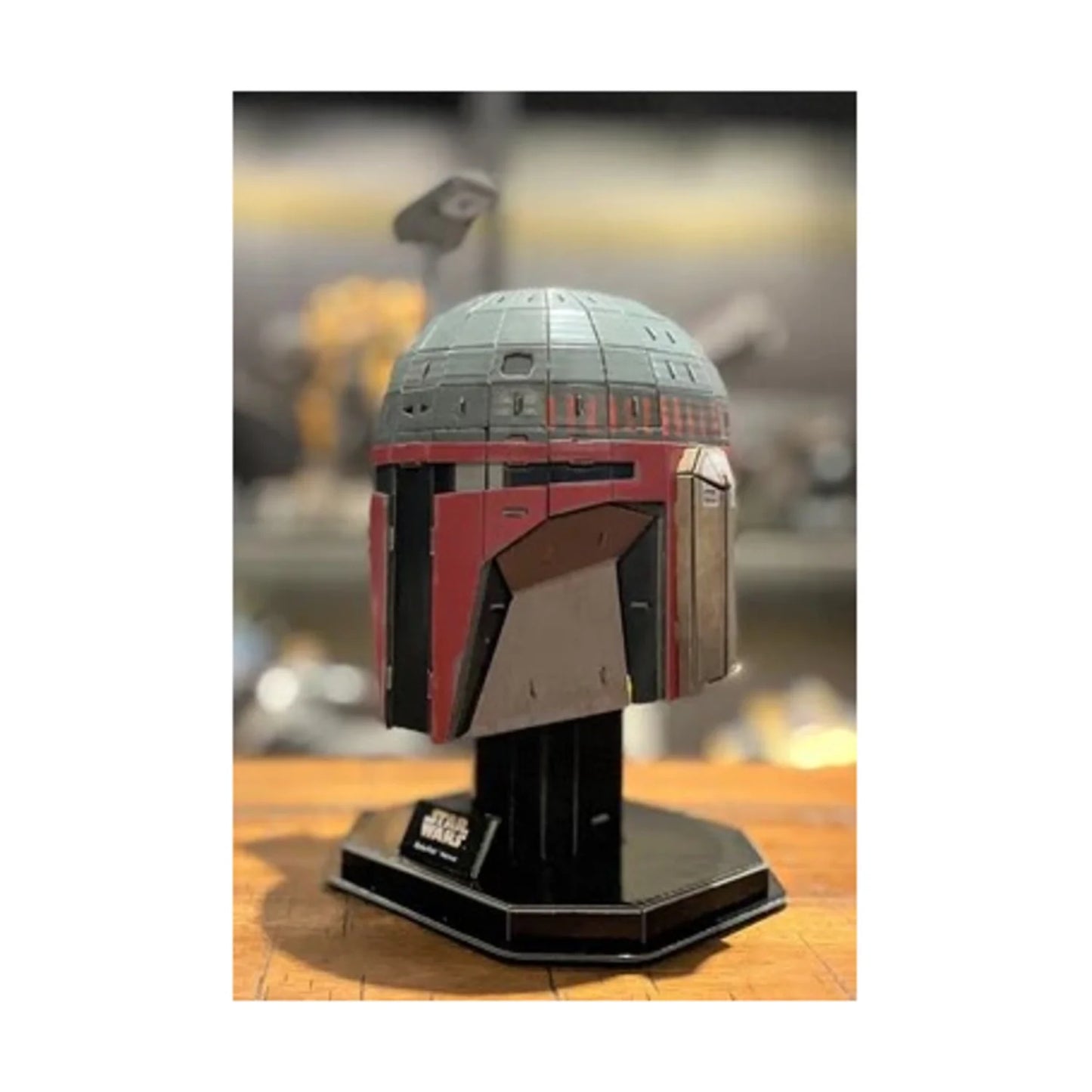 4D Cityscape Star Wars 3D Paper Model Kits (Mandalorian Boba Fett Helmet)