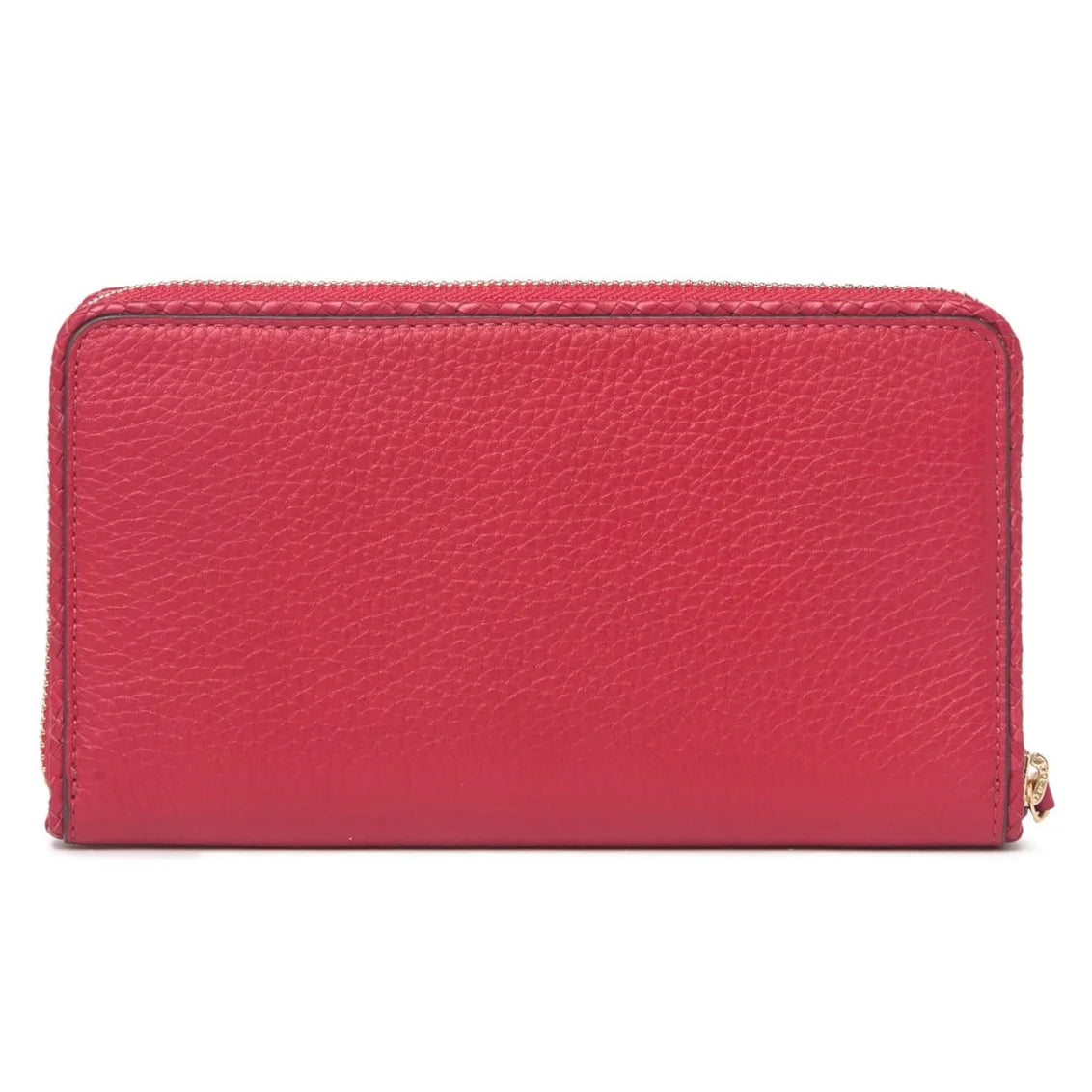 Tory Burch Taylor Pebbled Leather Zip Around Continental Wallet (Kir Royale)