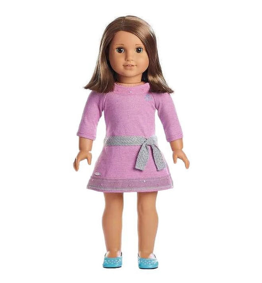 American Girl Doll #28 Brown Hair Medium Skin Brown Eyes Truly Me 18" DN28