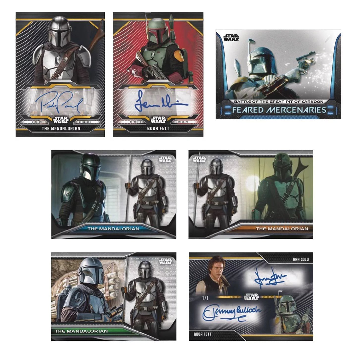 Star Wars Topps 2021 Bounty Hunters Trading Card Hobby Box (24 Packs)