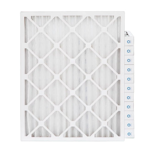 18x25x2 MERV 11 ( MPR 1000, FPR 7-8 ) Pleated 2" Air Filters AC and Furnace. Case of 12. Exact Size: 17-1/2 x 24-1/2 x 1-3/4