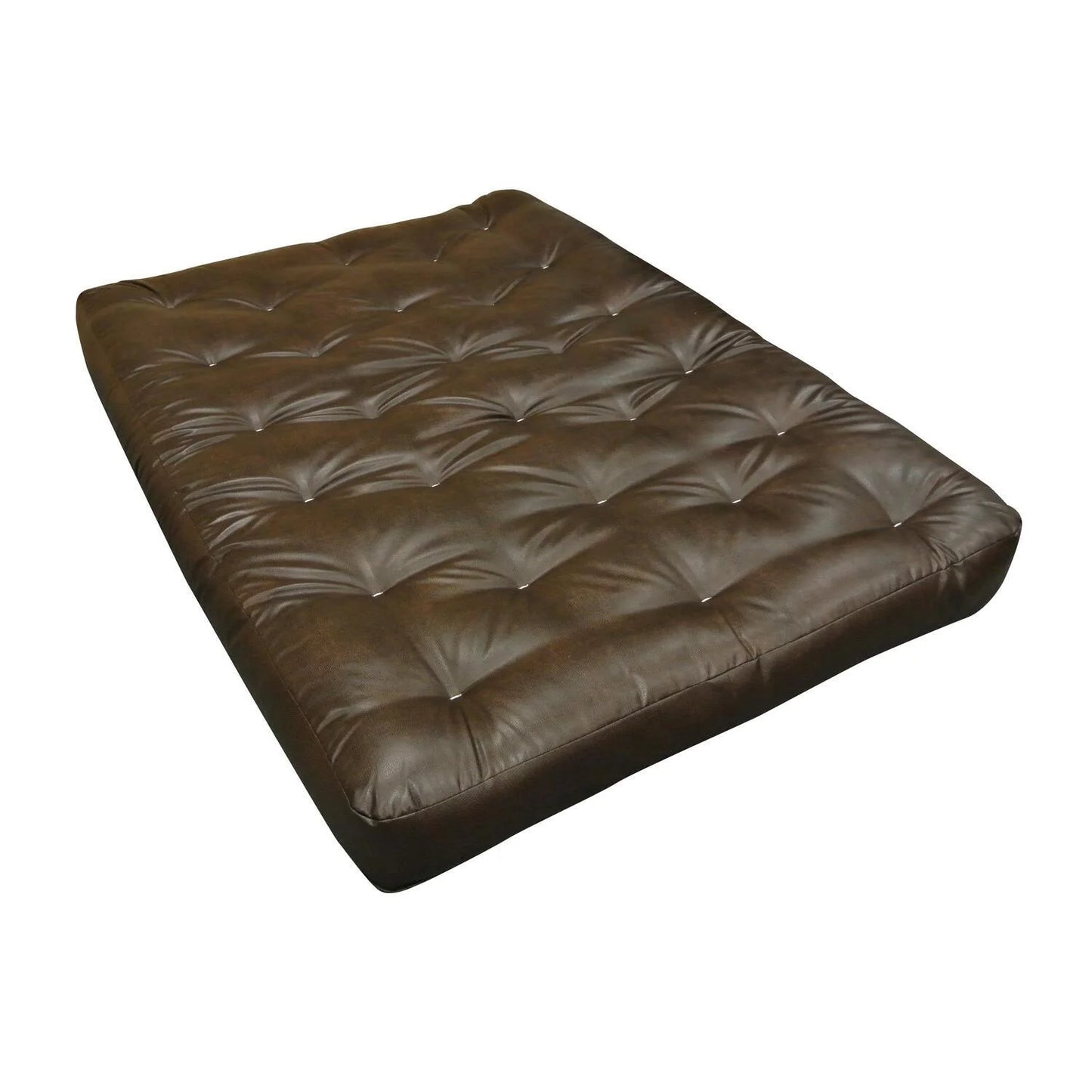 4" All Cotton #604 King Leather Futon Mattress-Color:Leather,Material:Cotton,Quantity:1