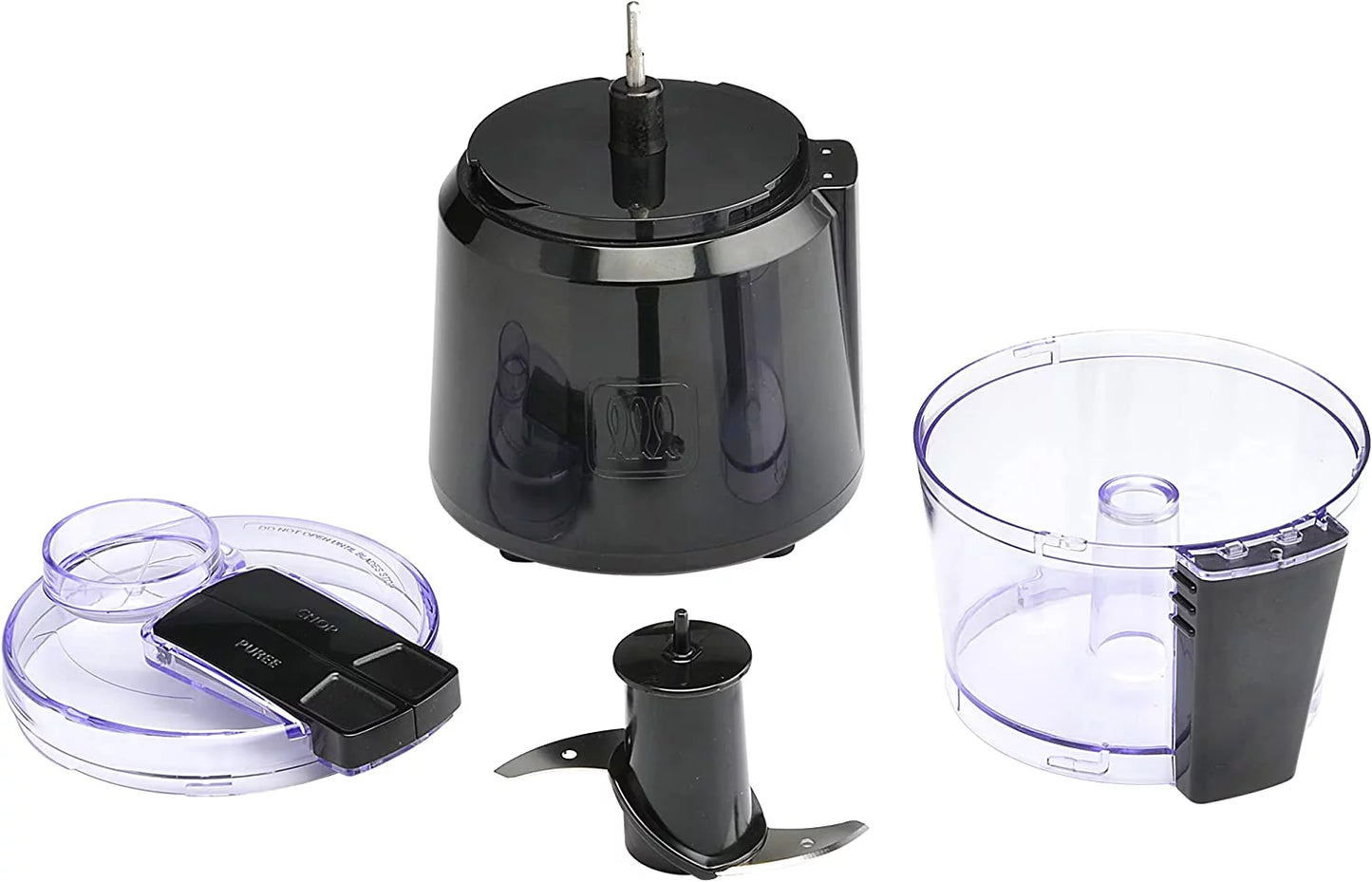 Toastmaster 3-Cup Chopper with 2 Speed Control, Black Plastic Body