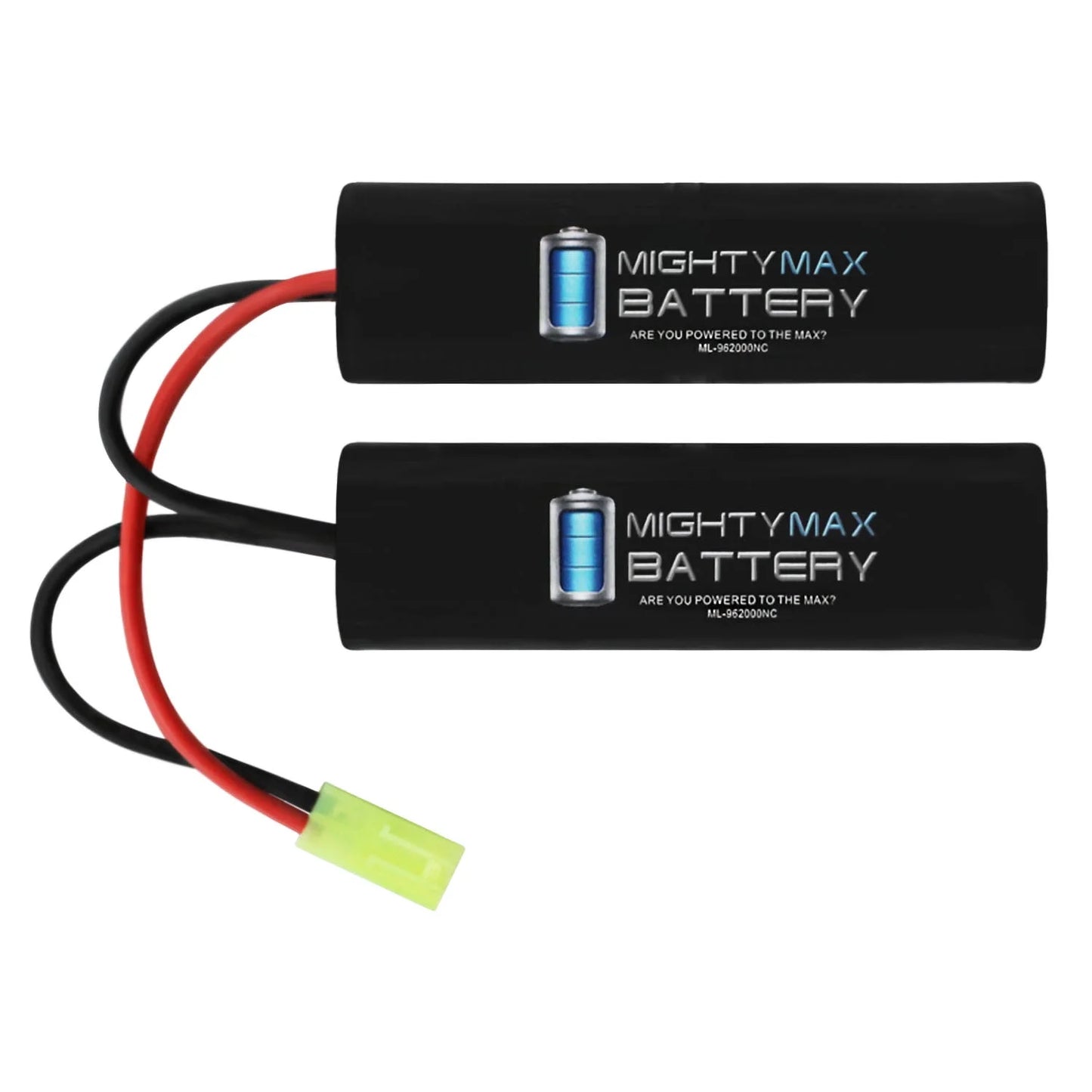 9.6V 2000mAh NiMH NUNCHUCK BATTERY REPLACES AIRSOFT AMR-4 RIS EBB AEG