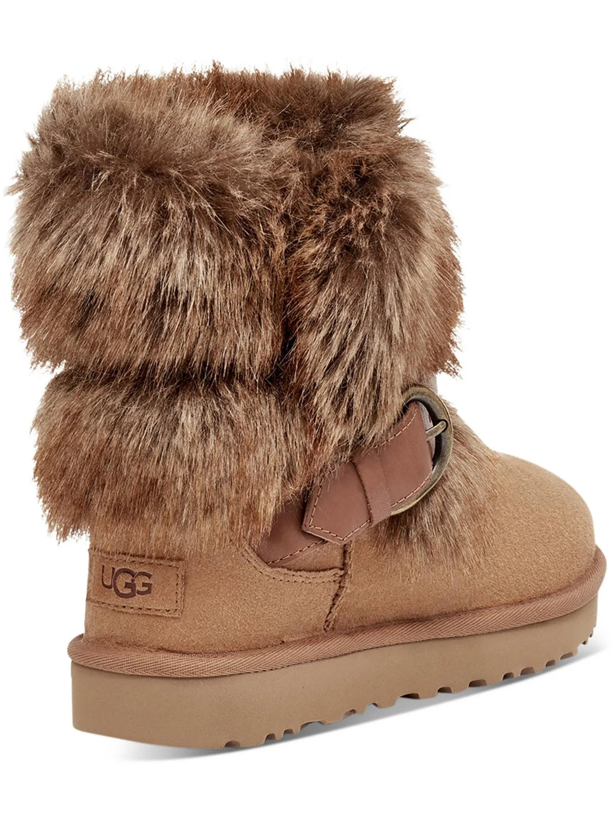 Ugg Womens Classic Clasp Mini Snow Cold Ankle Boots