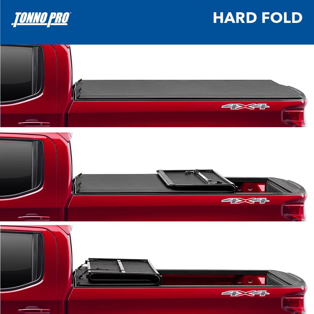 Tonno Pro Hard Fold, Hard Folding Truck Bed Tonneau Wrap | HF-366 | Fits 1999 - 2016 Ford F-250/350 Super Duty 6' 9" Bed (81")